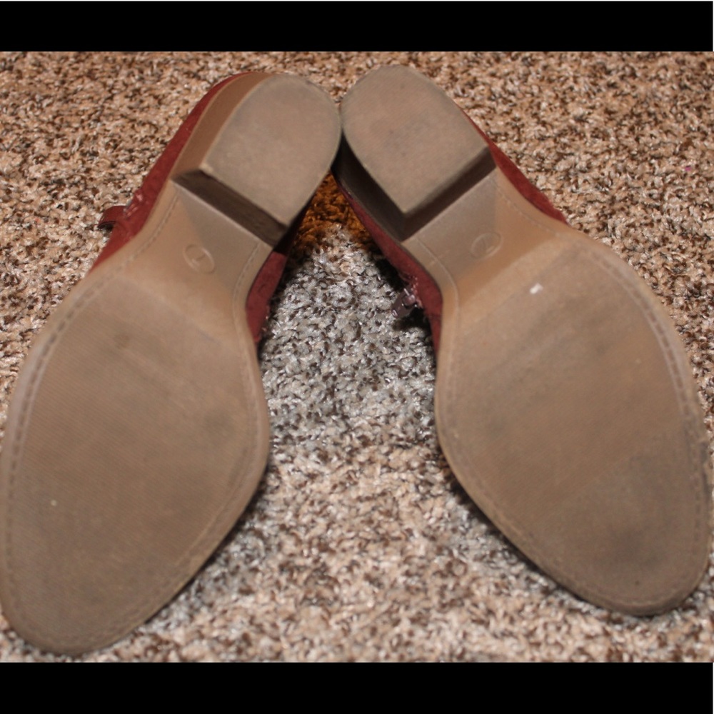 Universal Thread Suede Booties - Picture 2 of 2
